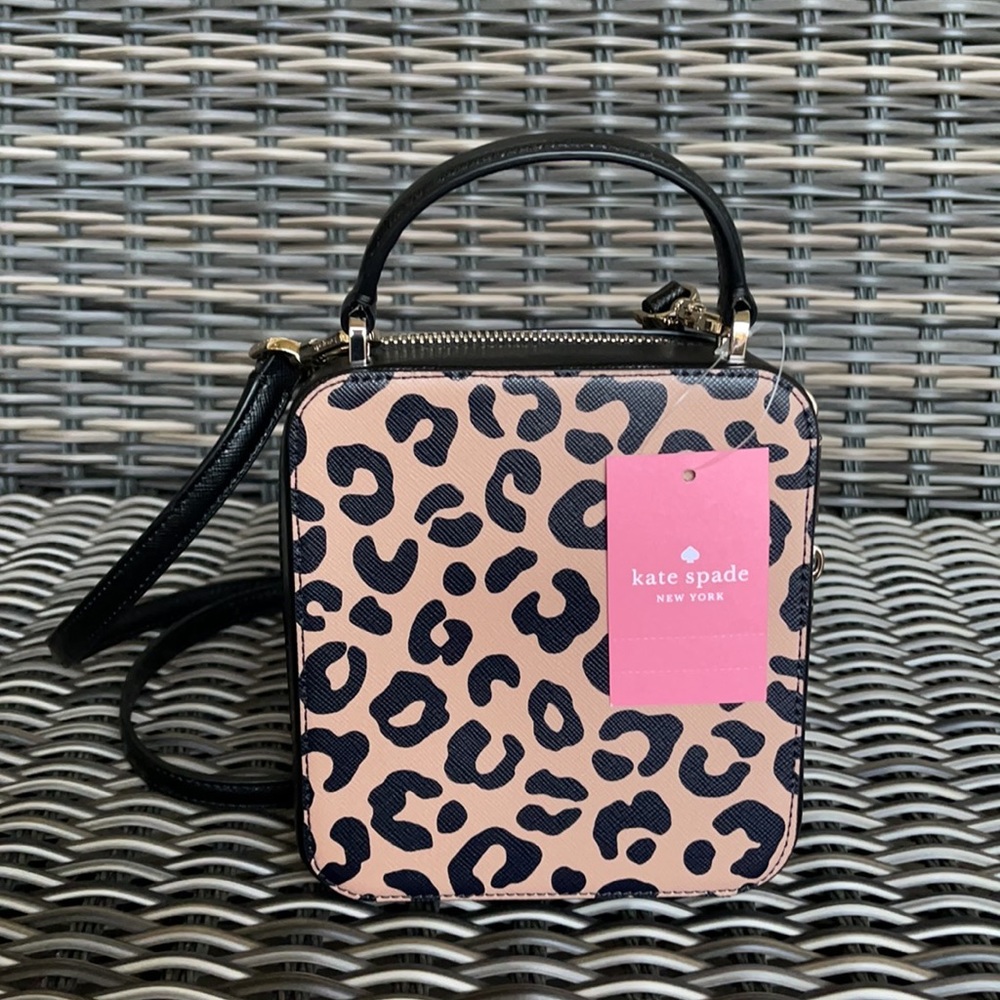 Kate Spade daisy graphic leopard vanity crossbody - Picture 16 of 16